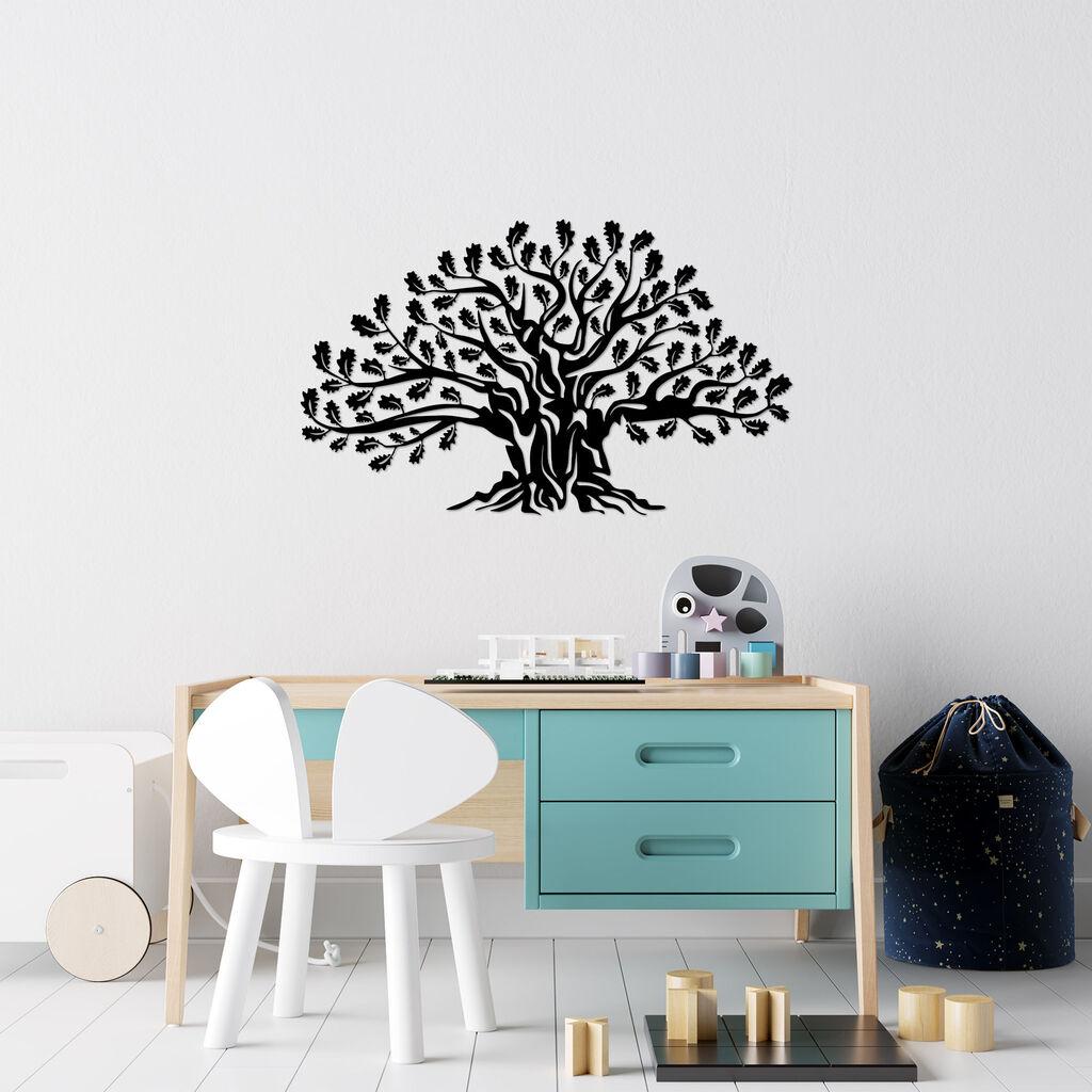 Wallity dzидна декорација Монументално дрво 17, 42 x 70 см, црна