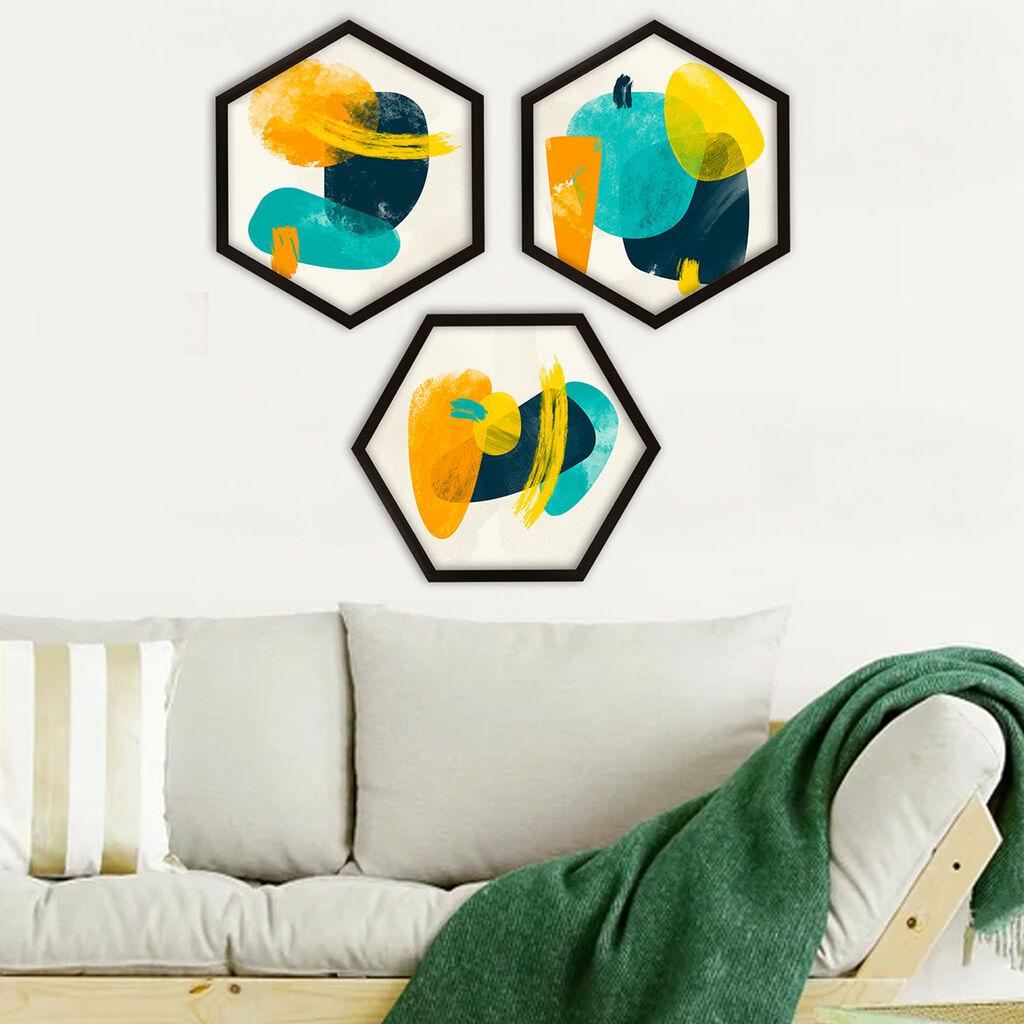 Wallity врамена слика 6GEN185930, 35x35 см, 3 дела