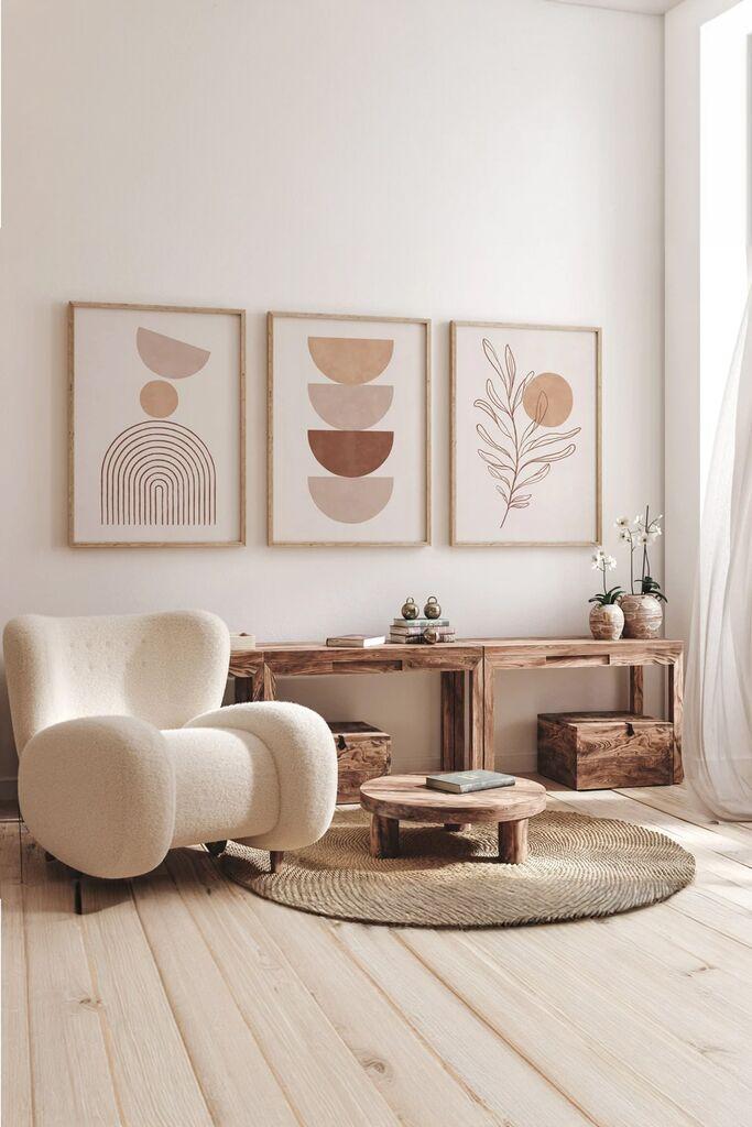 Слика Wallity 3Dartsoho44, 3 дела, 33 x 48 см