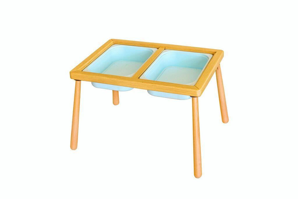 Детска маса Hanah Home, 53x52x74 см, сина