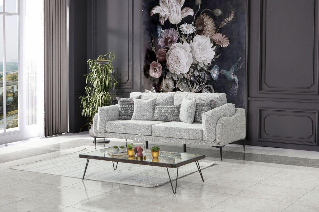 Atelier del Sofa Trosed Mia, 232x100x88cm, светло сива
