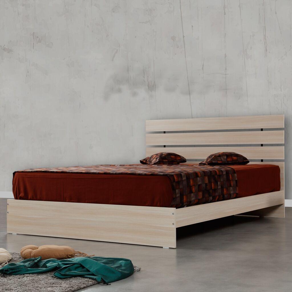 Француски кревет Hanah Home Fuga 150, 155x100x205 см, дабова боја
