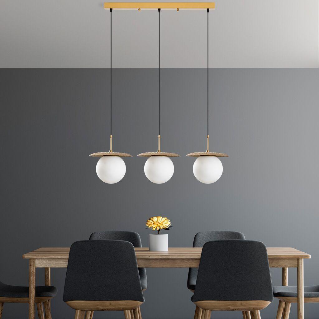 Opviq Luster Anemon-13836, 100x30x110cm, IP20, златно-бели бои