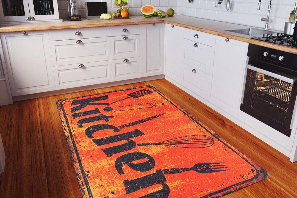 Conceptum Hypnose Carpet Funk Chenille 316, 75x230cm, портокалова