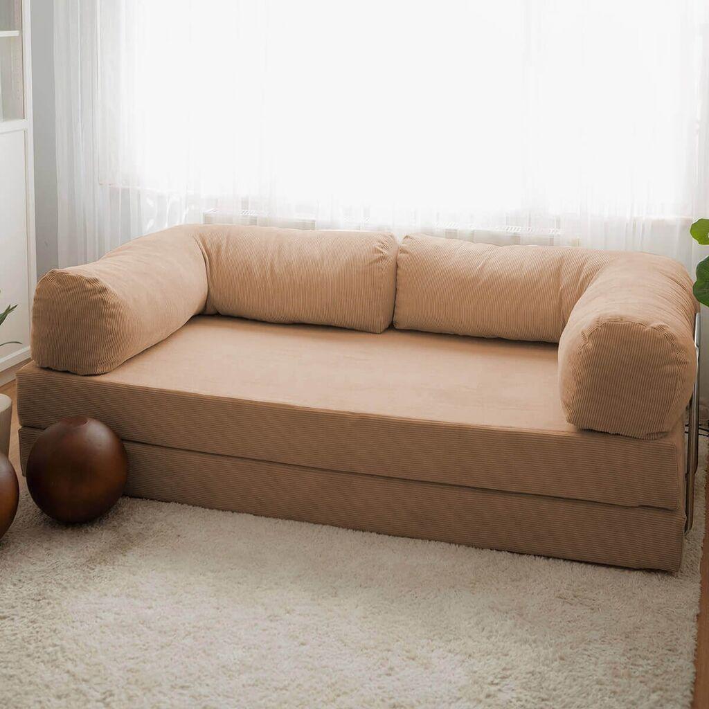 Расклопна софа Atelier del Sofa Nook, 100x200x70cm, окер