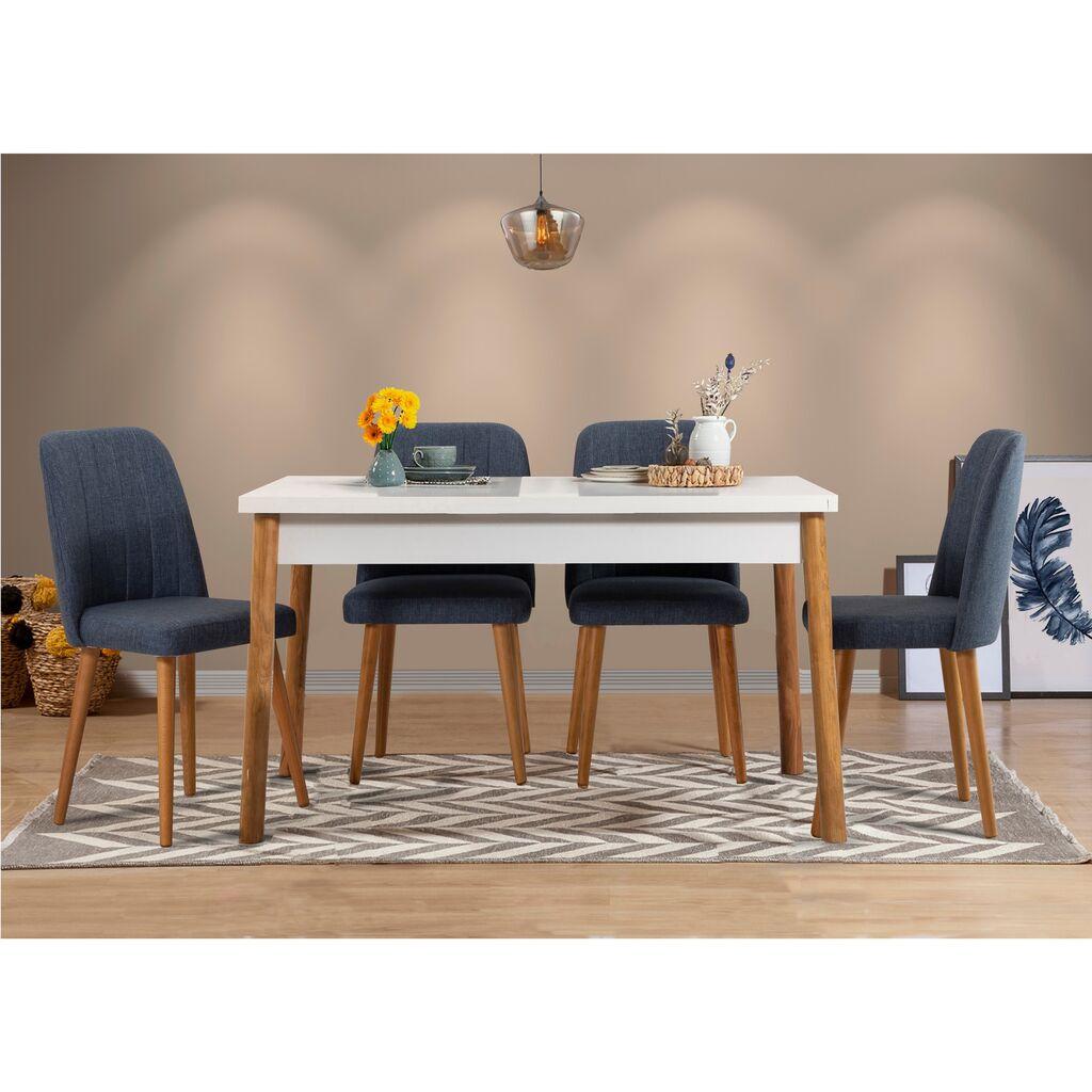 Трпезариски сет Hanah Home Costa, 5 парчиња, Teget