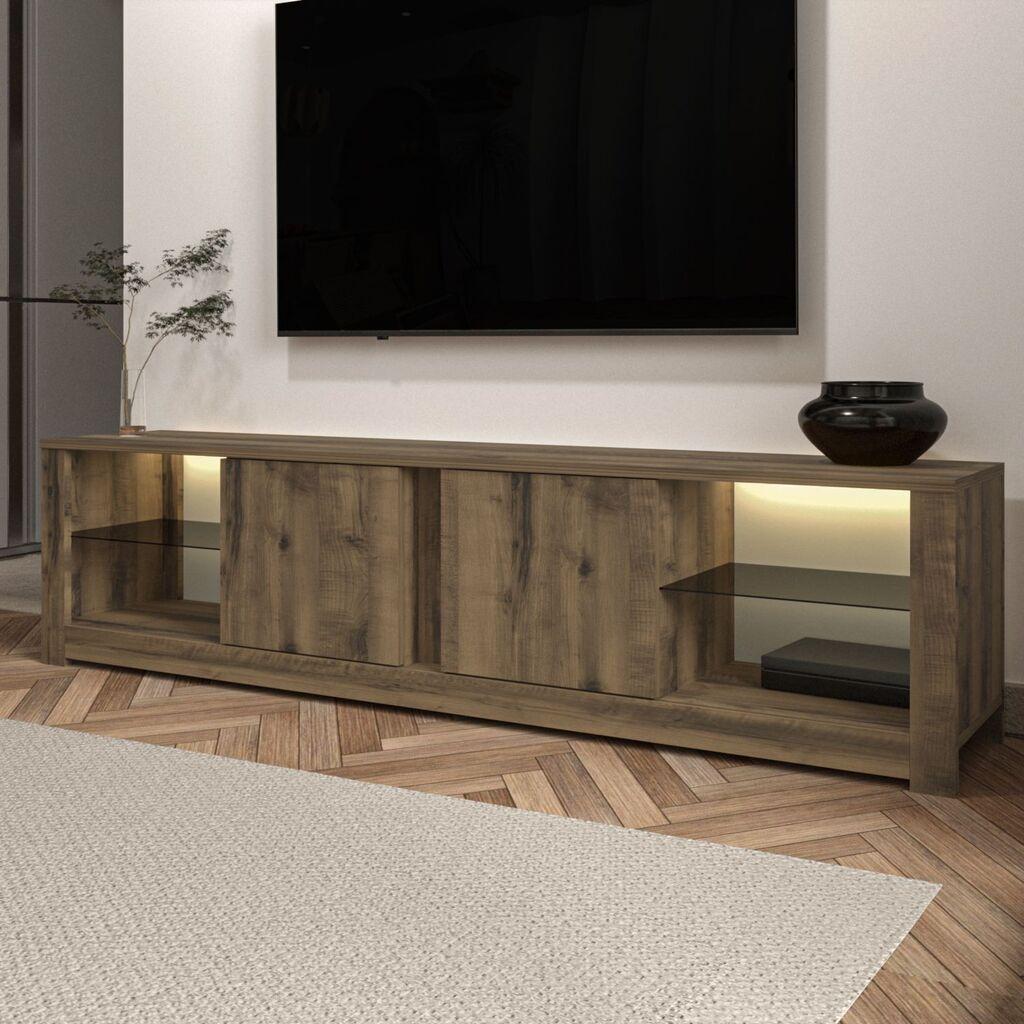 ТВ кабинет Hanah Home Aydos, 180x45x35 см, даб