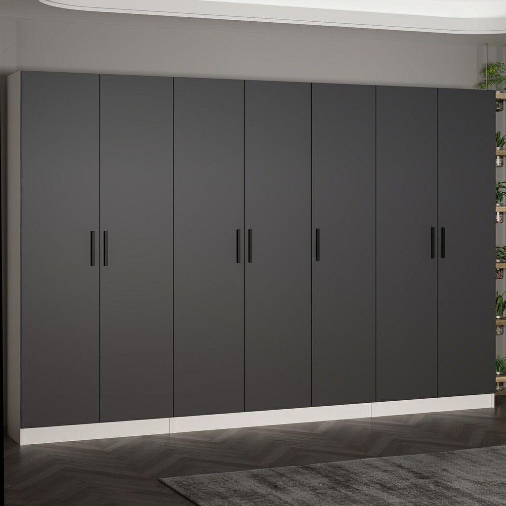 Гардеробер Hanah Home Noah-8215, 315x210x35 см, Антрацит