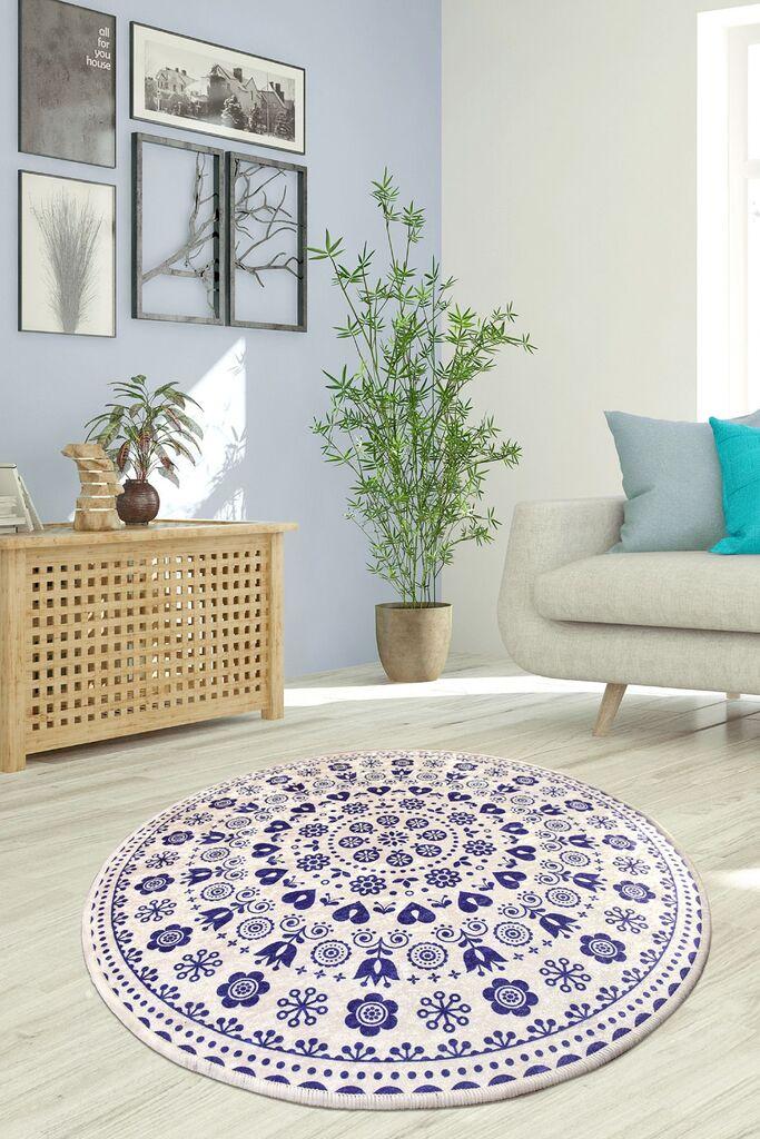 Conceptum Hypnose Carpet Venice, O100 cm, сино-бело