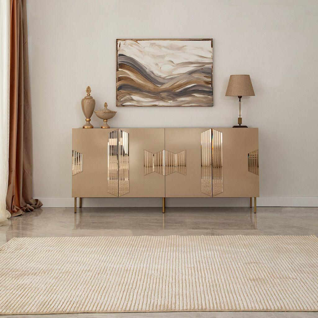 Hanah Home Console Виена, 180x80x40 см, бронзена боја