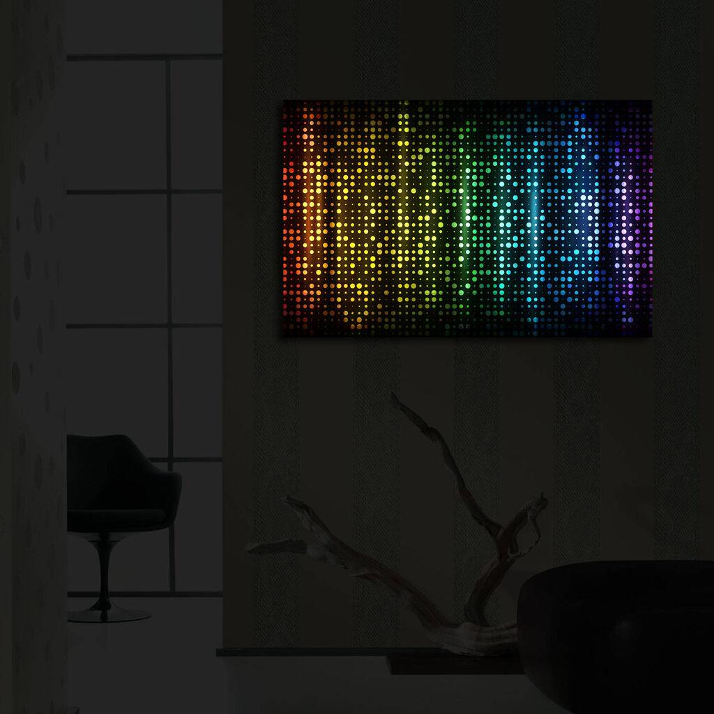 Слика „Волити" на платно со LED осветлување 45x70 см
