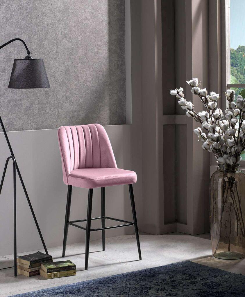 Комплет барски столчиња Hanah Home Vento, 4 парчиња, виолетова