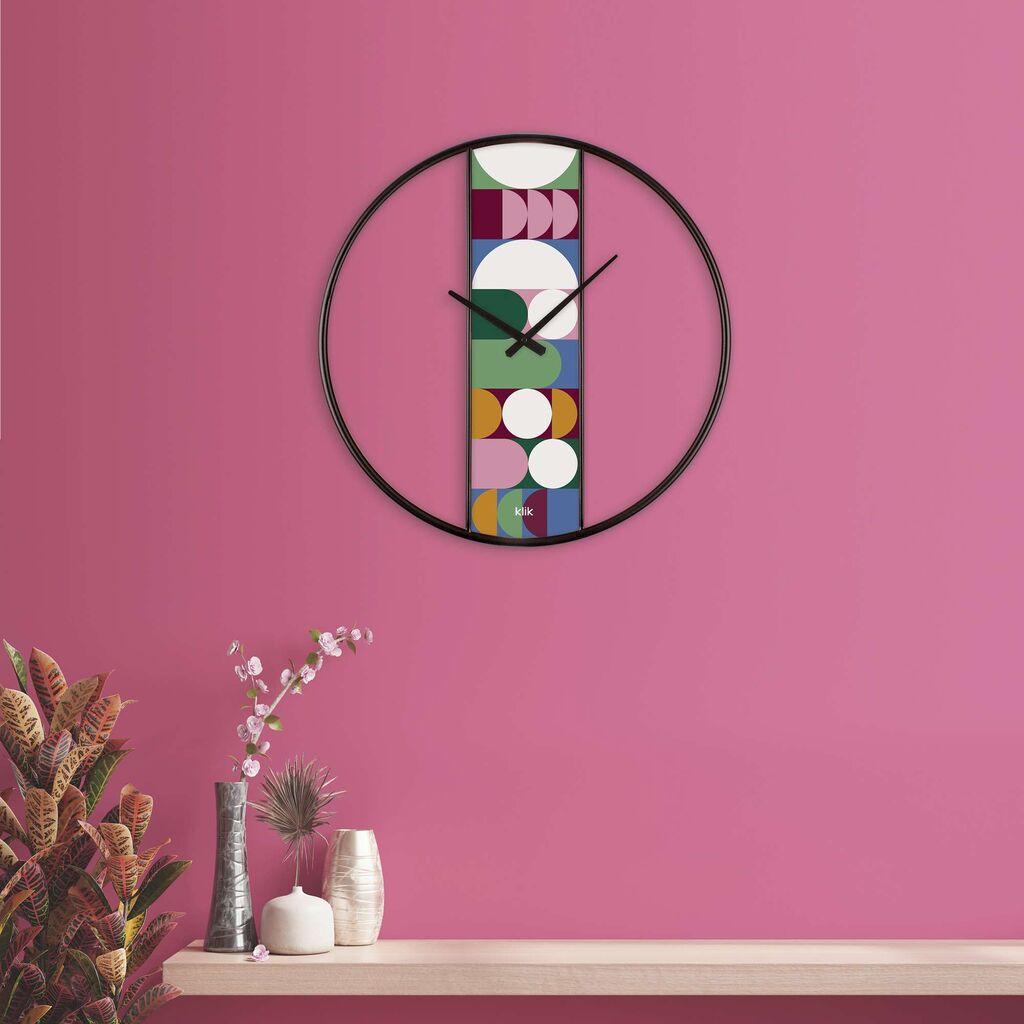 Wallity dzиден часовник Demre, 60x62 см, шарен