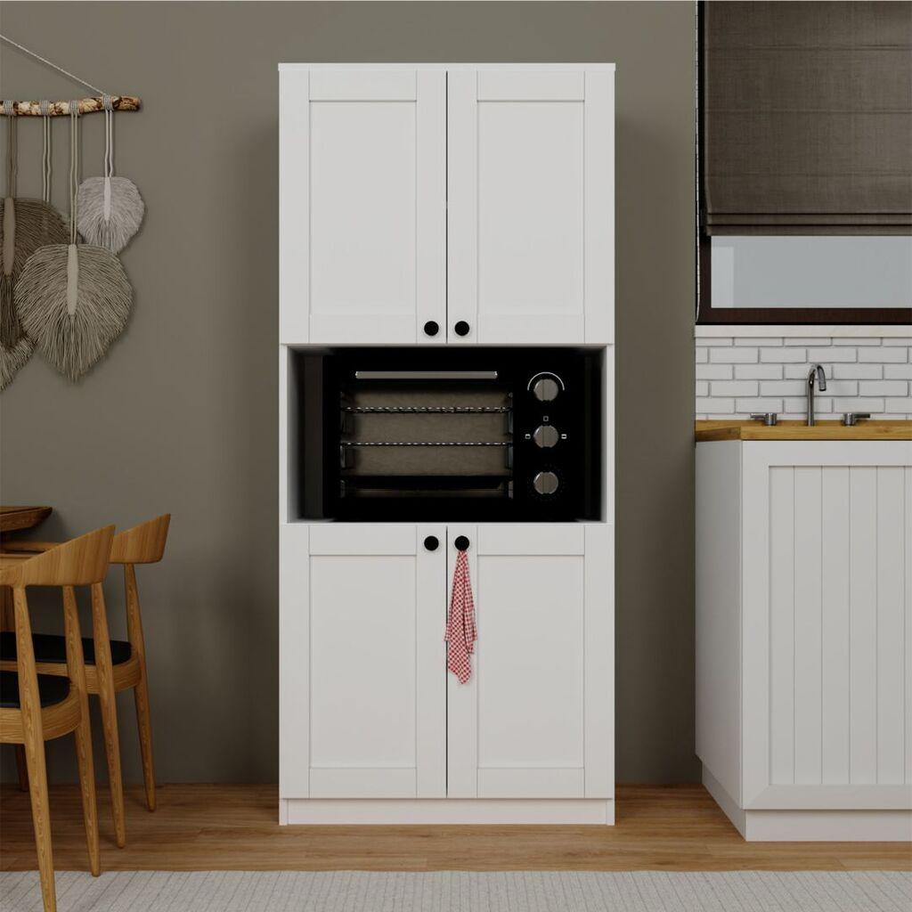 Hanah Home повеќенаменски гардеробер Lucas 1600-102, 80x180 см, бел