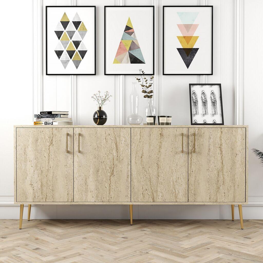 Конзолна маса Hanah Home Киев, 180x78x35 см, беж