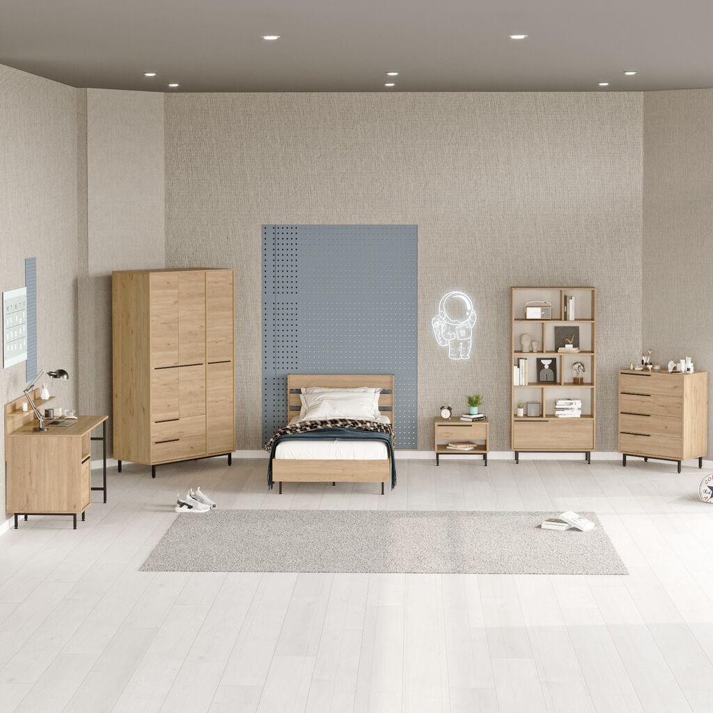 Комплет спална соба Hanah Home за тинејџери ON26-S, даб
