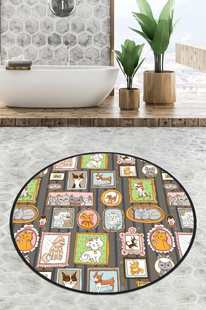 Килим за бања L'Essentiel Maison Callatte, 120cm, Шарена