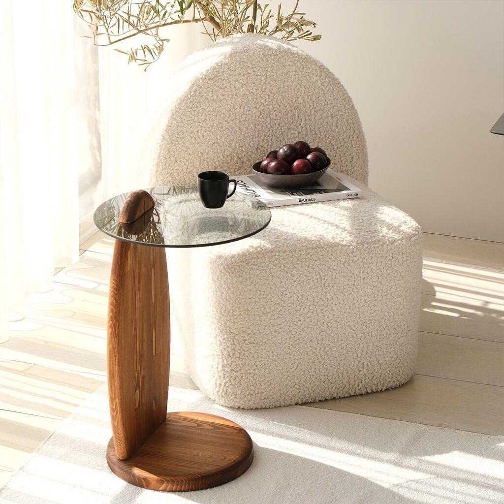 Помошна масичка Hanah Home Surf, 35x53x35 см, боја на костен