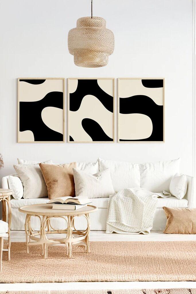 Декоративна слика Wallity Ersydata1-5070, 50x70 см, 3 дела