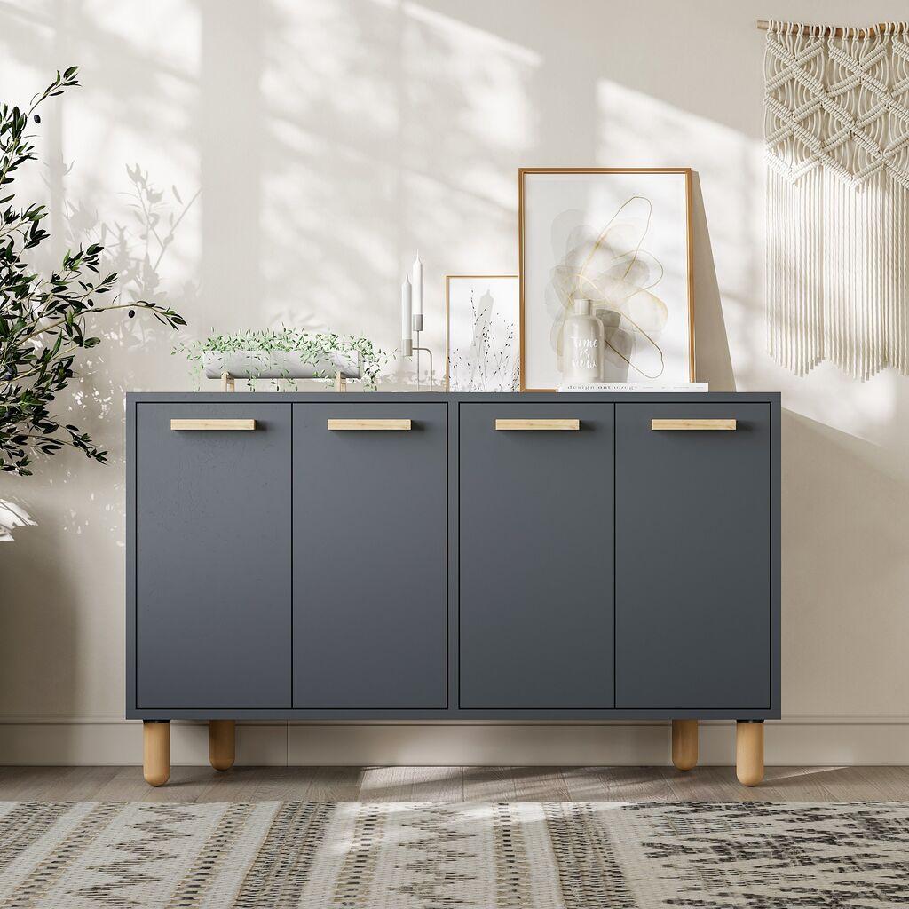 Hanah Home Console Venice, 120x73,6x29,6 см, Антрацит