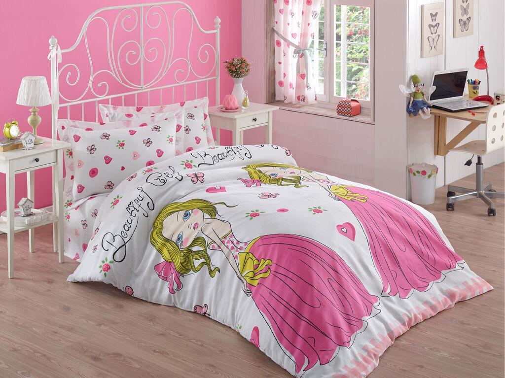 Комплет кревети L'essentiel Maison Beatiful Girl, 160x220 см, розова