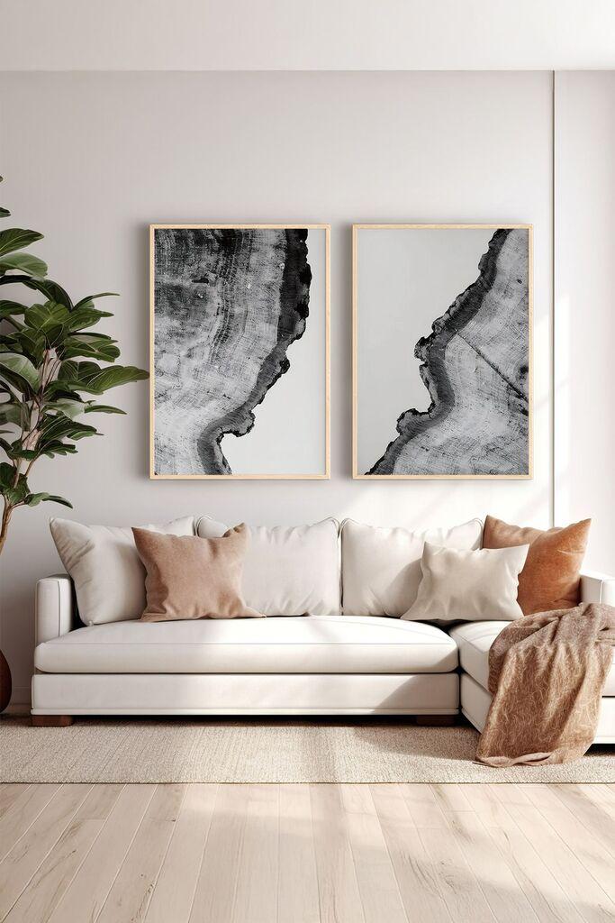 Wallity врамена слика Ersy2Limodel13, 33x48 см, 2 дела