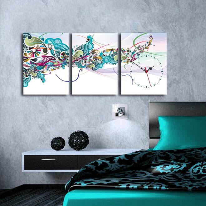 Wallity dzиден часовник 3P3040CS-51, 96x40 см, 3 дела