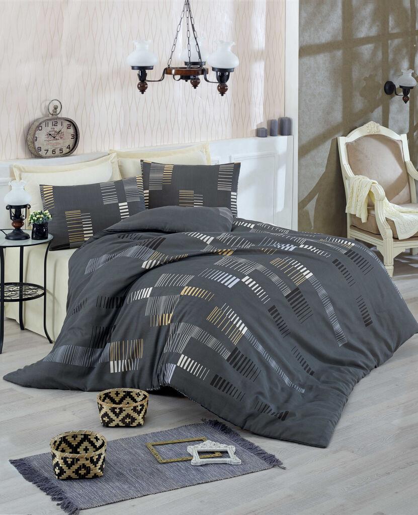 Комплет постелнина L'essentiel Maison Trace, 200x220 см, 220x240 см, шарена