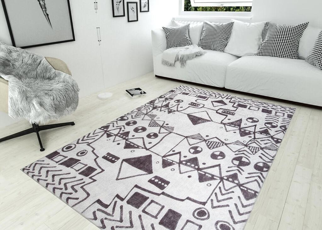 Conceptum Hypnose тепих Ada Gonul -AL 377, 140x190 cm, антрацит-бел