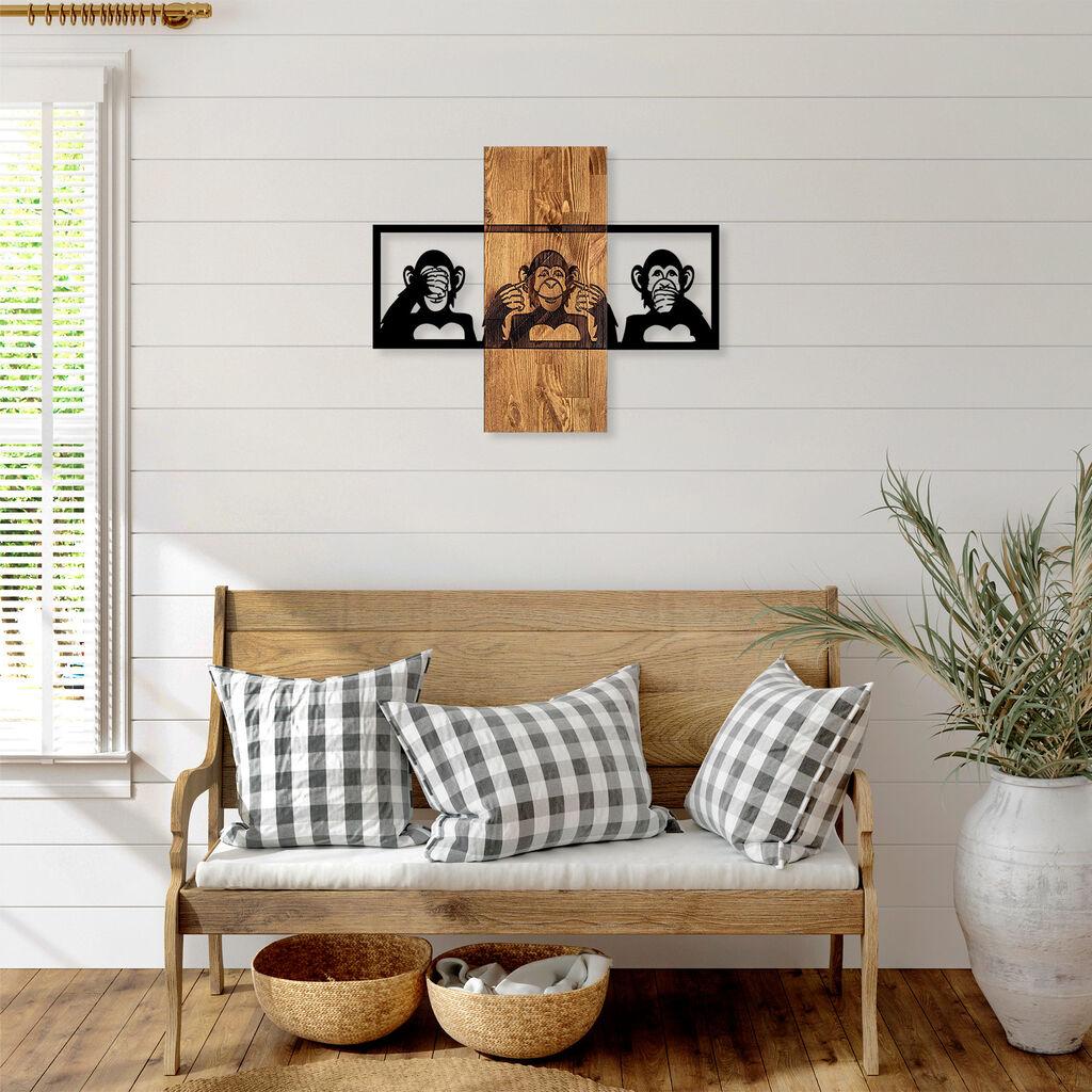 Wallity Декоративна слика MA-300, 58x71 cm, црна