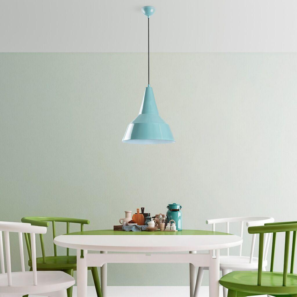 Opviq Luster Saglam 3728, 42-131cm, O30 cm, E27, тиркизна