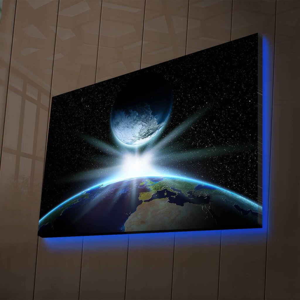 Слика „Волити" на платно со LED осветлување 45x70 см