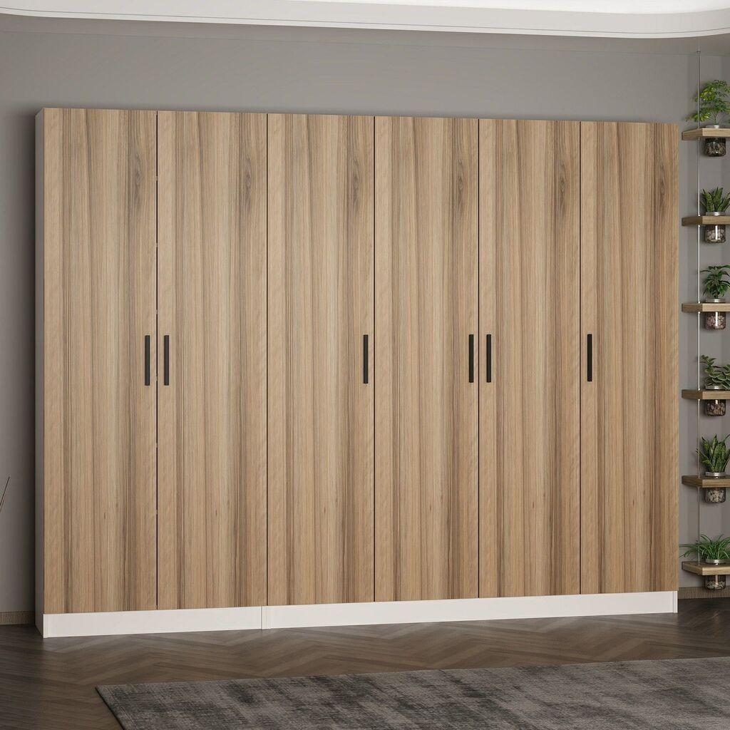Гардеробер Hanah Home Noah-8224, 270x210x35 см, дабова боја