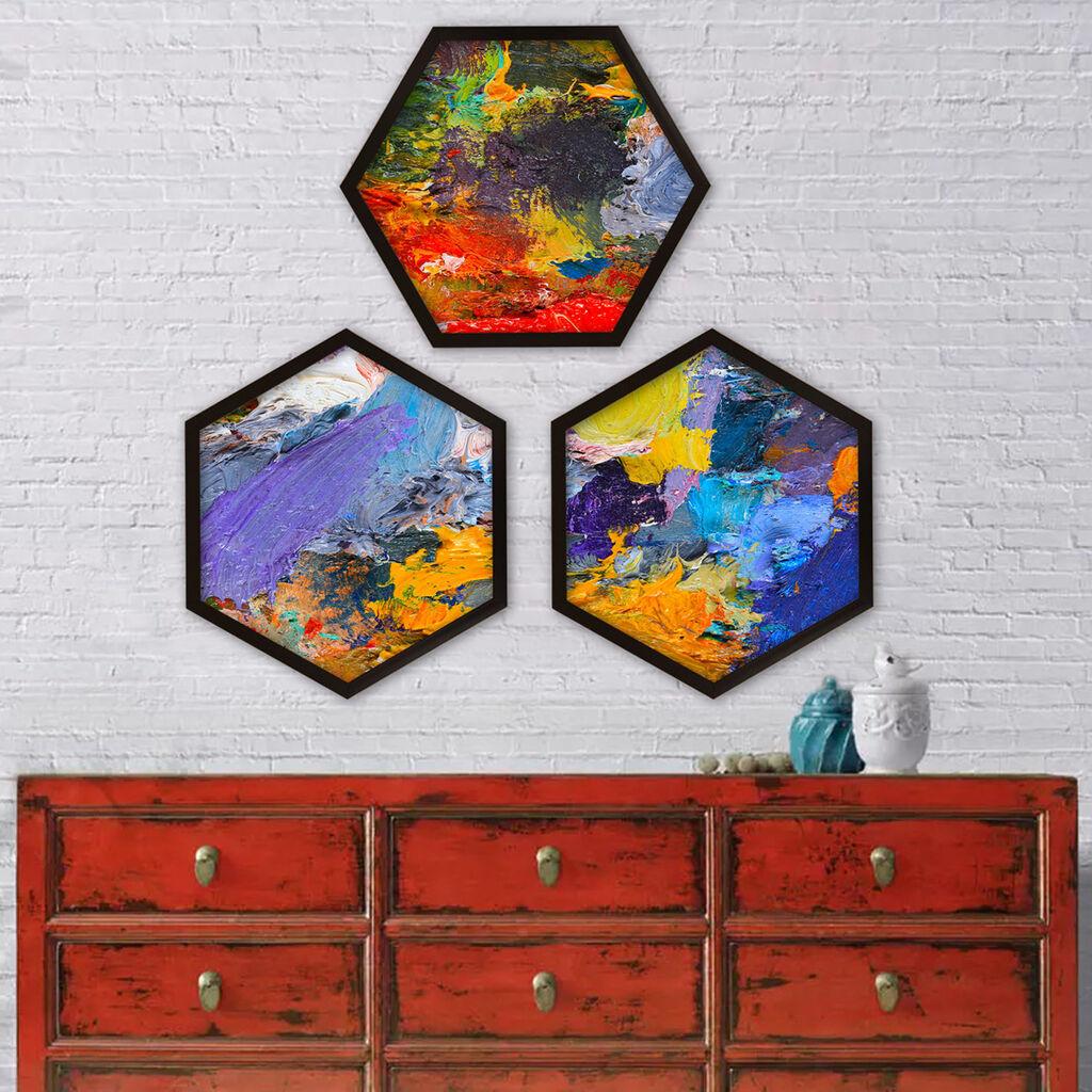Wallity врамена слика 6GEN269895, 35x35 см, 3 дела