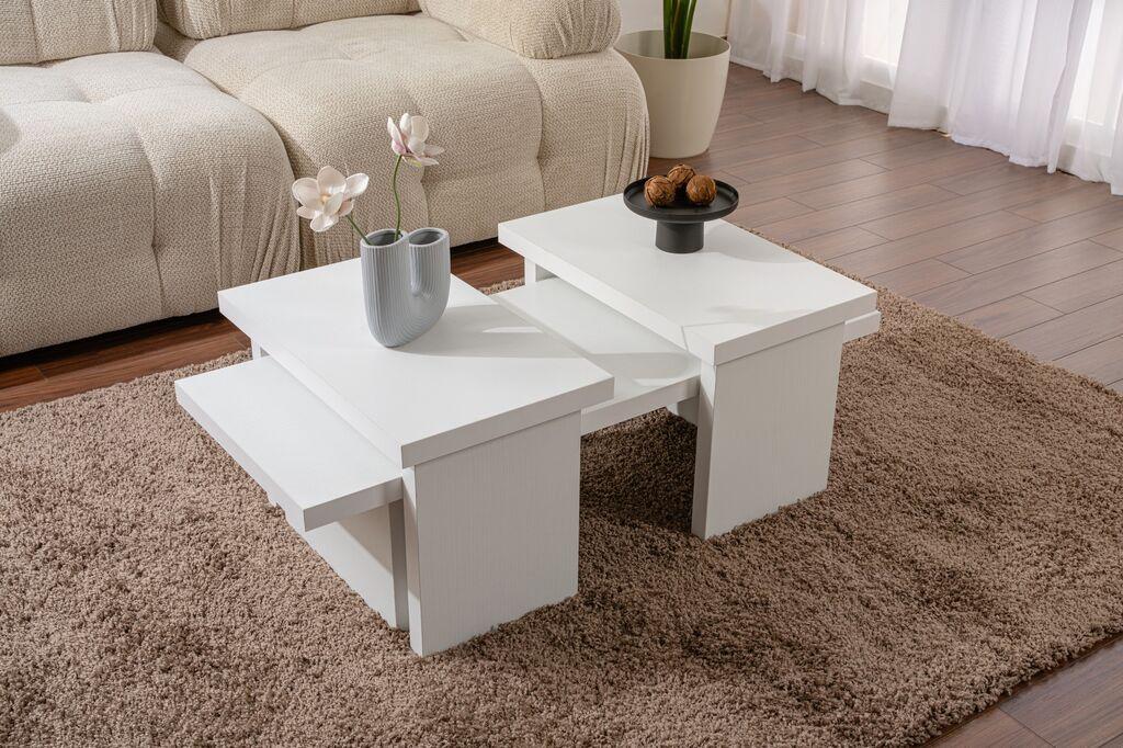 Маса Hanah Home Club Sanctuary, 110x41.5x45 см, бела