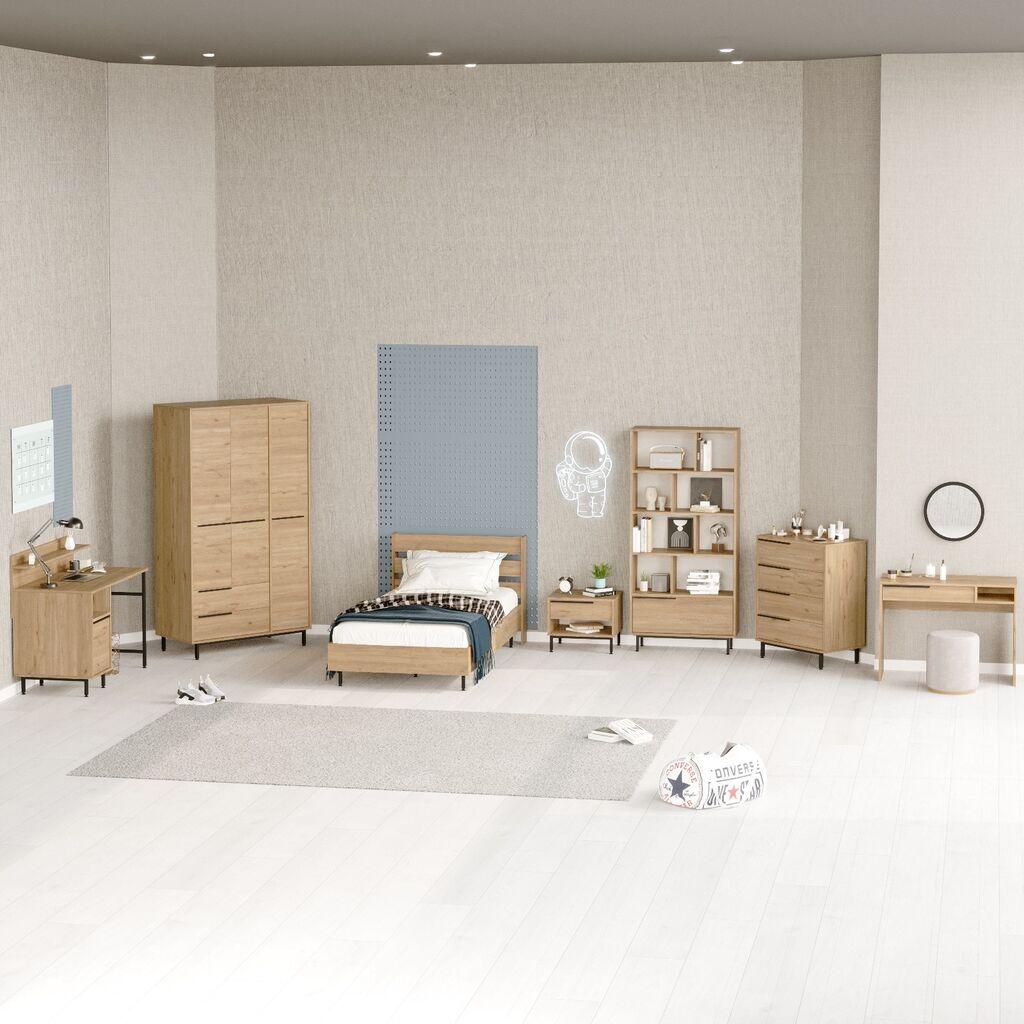 Комплет спална соба Hanah Home за тинејџери ON27-S, даб