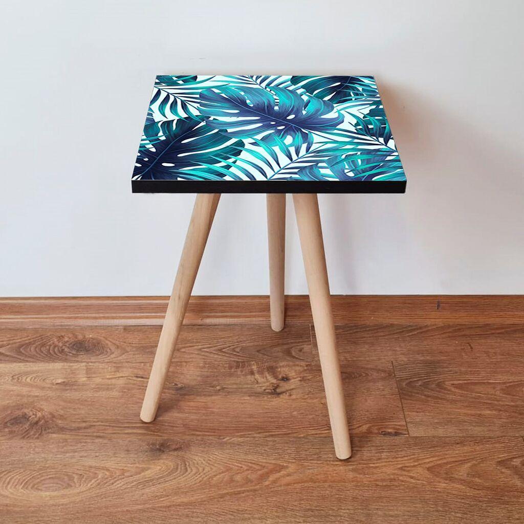 Маса Hanah Home Club Shp165, 35x42x35 см, тиркизна