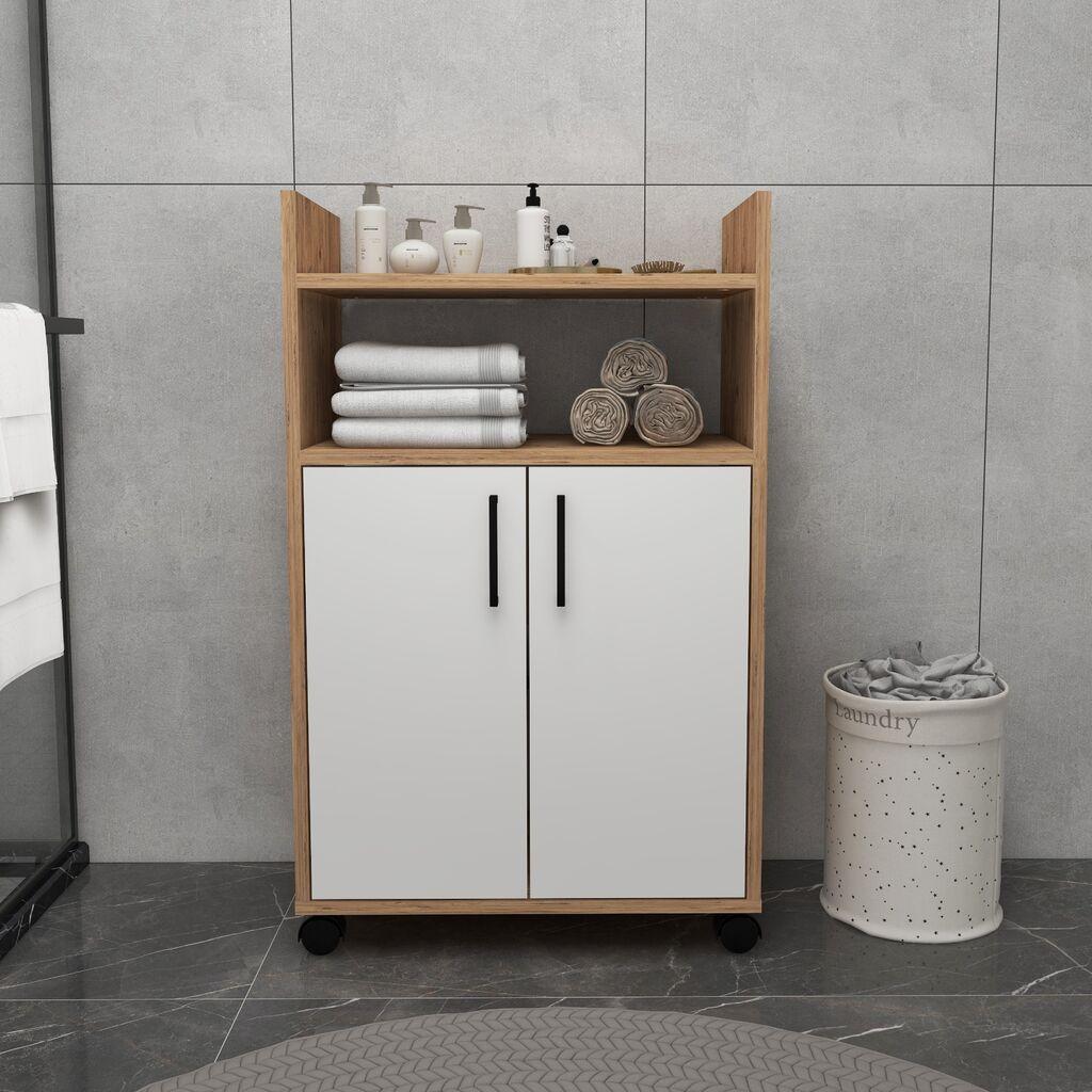 Комода Hanah Home за повеќекратна употреба Tiraks, 60 x 97,3 x 35 см, кафеава