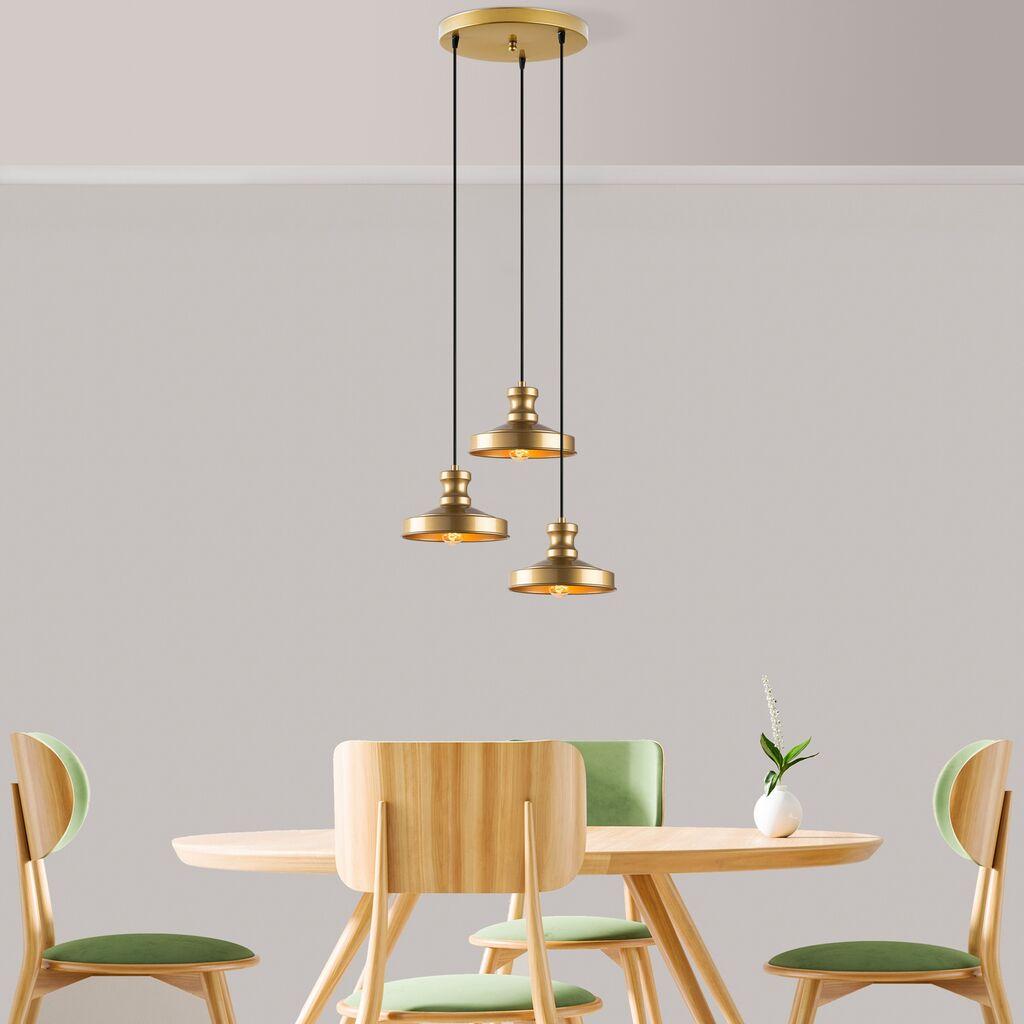 Opviq Luster Gullu-182Gold-3, 42x42x109cm, IP20, златни бои
