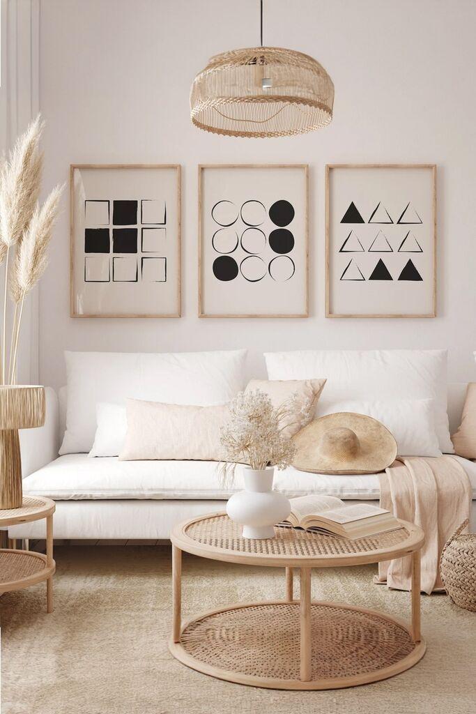 Слика Wallity 3Dartsoho34, 3 дела, 33 x 48 см