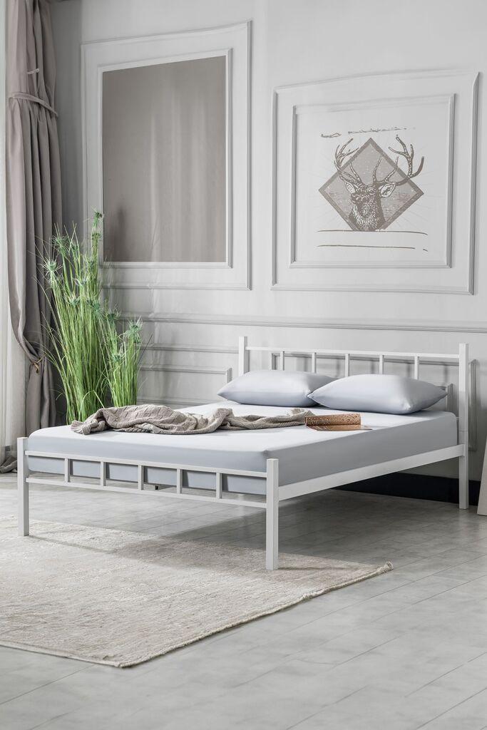 Француски кревет Hanah Home K90, 160x95x200 см, бел