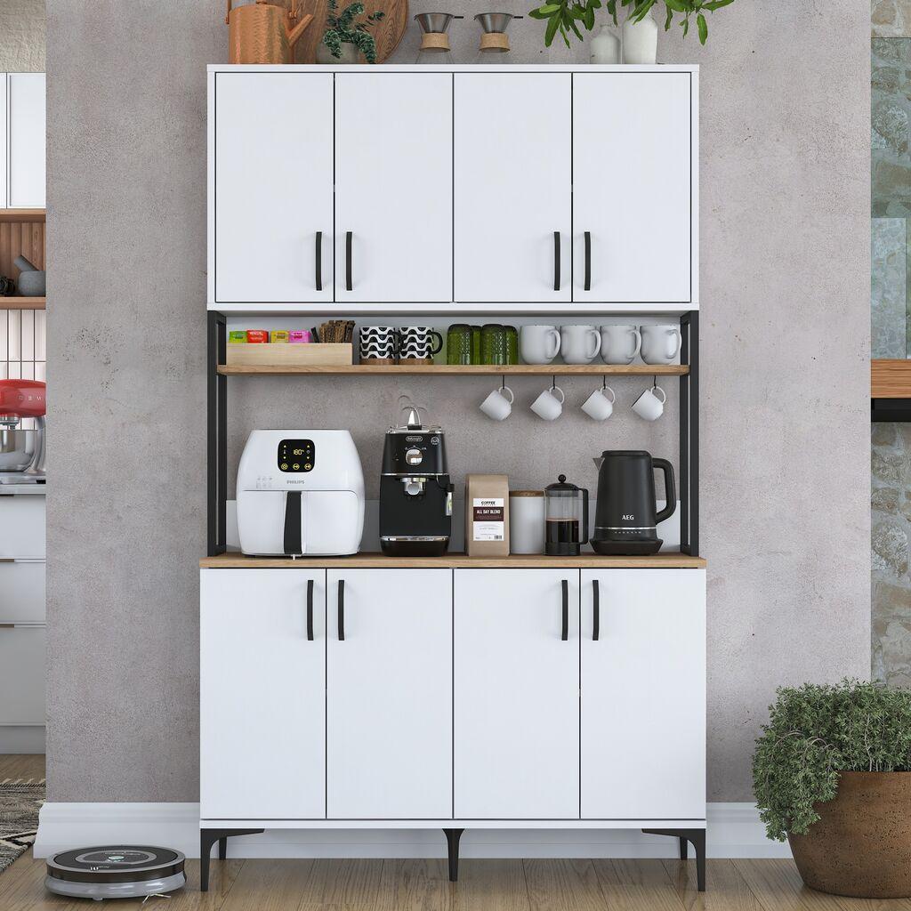 Комода Hanah Home JE173 3399, 120x198,6x40 см, бела
