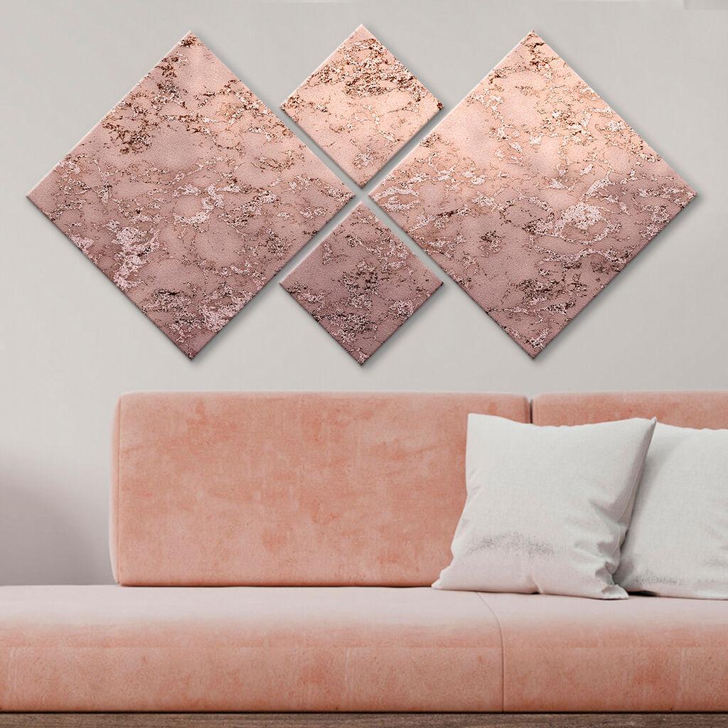 Слика Wallity 4MDF3080596497, 60x115 см, 4 дела