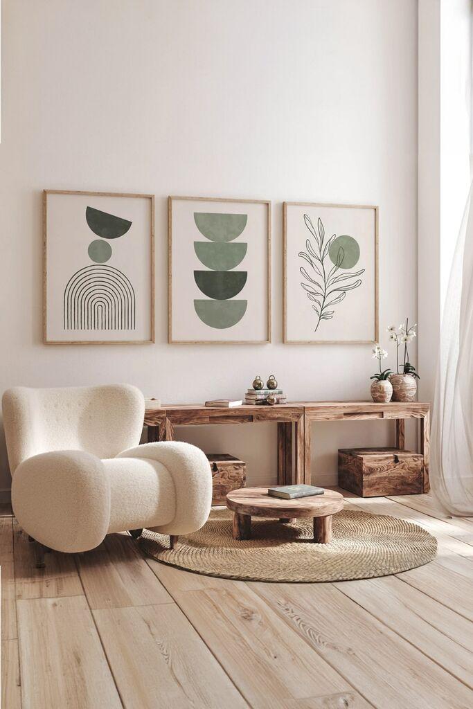 Слика Wallity 3Dartsoho55, 3 дела, 33 x 48 см