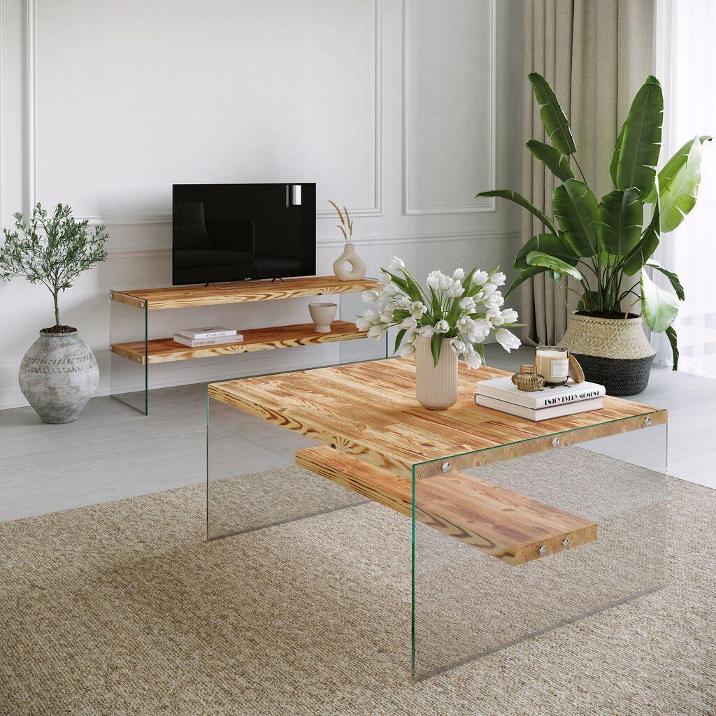 Комплет мебел за дневна соба Hanah Home Niagara S102, дабова боја