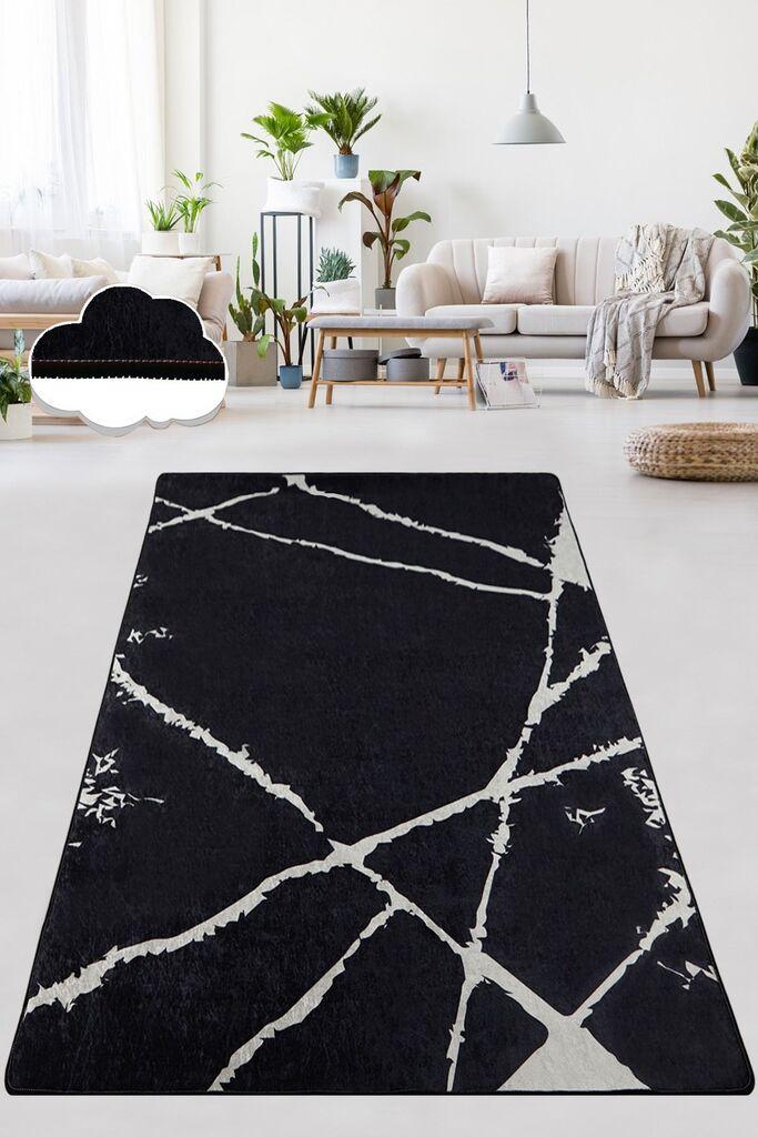 Скршен тепих Conceptum Hypnose, 80x200 см, црно-бел