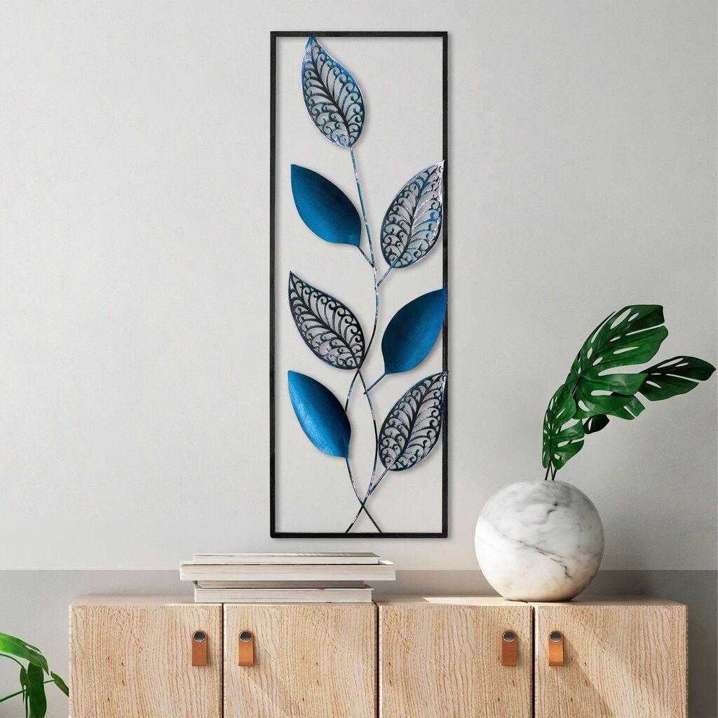 Wallity декорација за ѕид Лист, 32x90 см, шарена