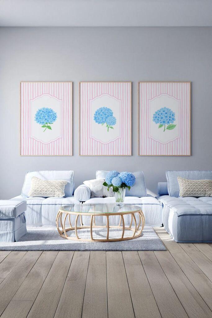 Слика во рамка Wallity Artsmdf3Lu1, 33x48 см, 3 дела