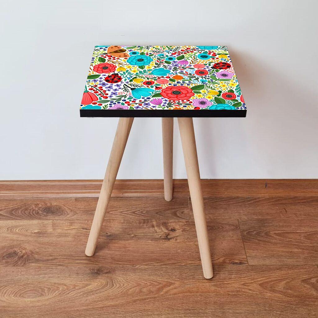 Маса Hanah Home Club Shp4, 35x42x35 см, шарена
