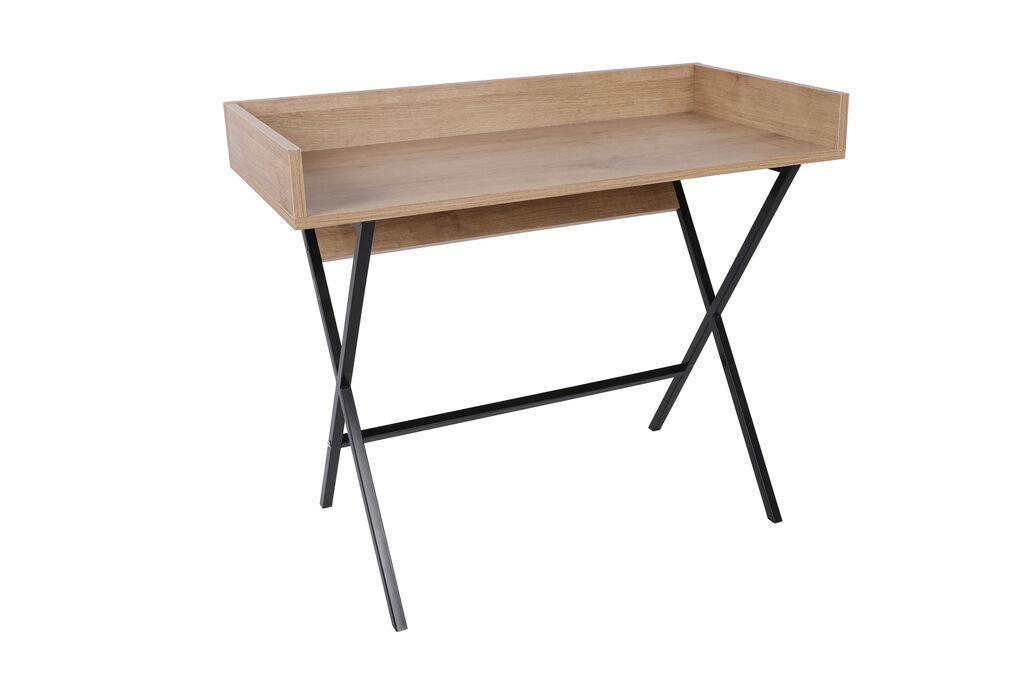 Биро Hanah Home Miguel, 100x50x89 см, дабова боја